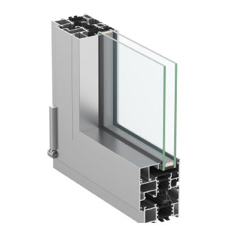 photo angle menuiserie aluminium ecofutural 65 standard