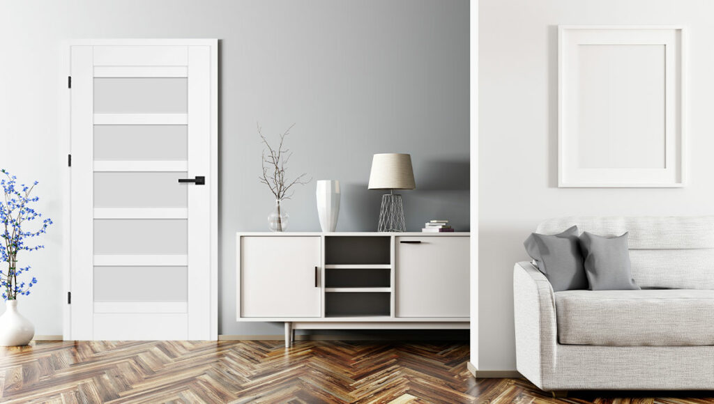 réalisation porte d'intérieur azalia